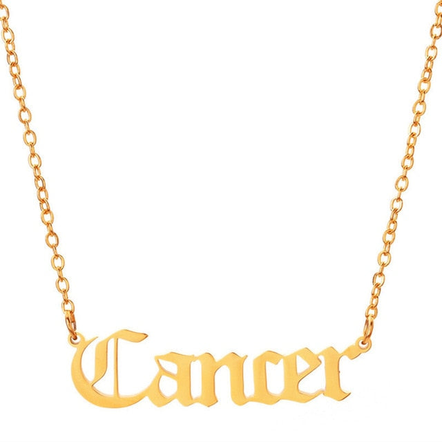 Zodiac Necklace - Cancer