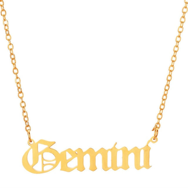 Zodiac Necklace - Gemini