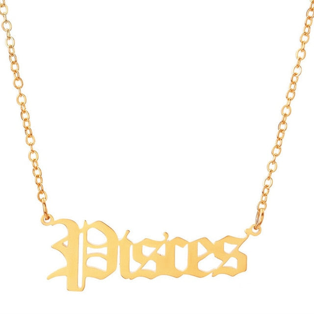 Zodiac Necklace - Pisces – shop olive & ivy