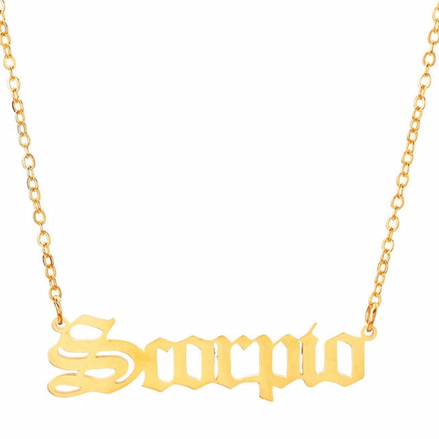 Zodiac Necklace - Scorpio