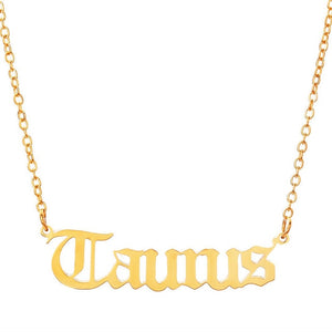 Zodiac Necklace - Taurus