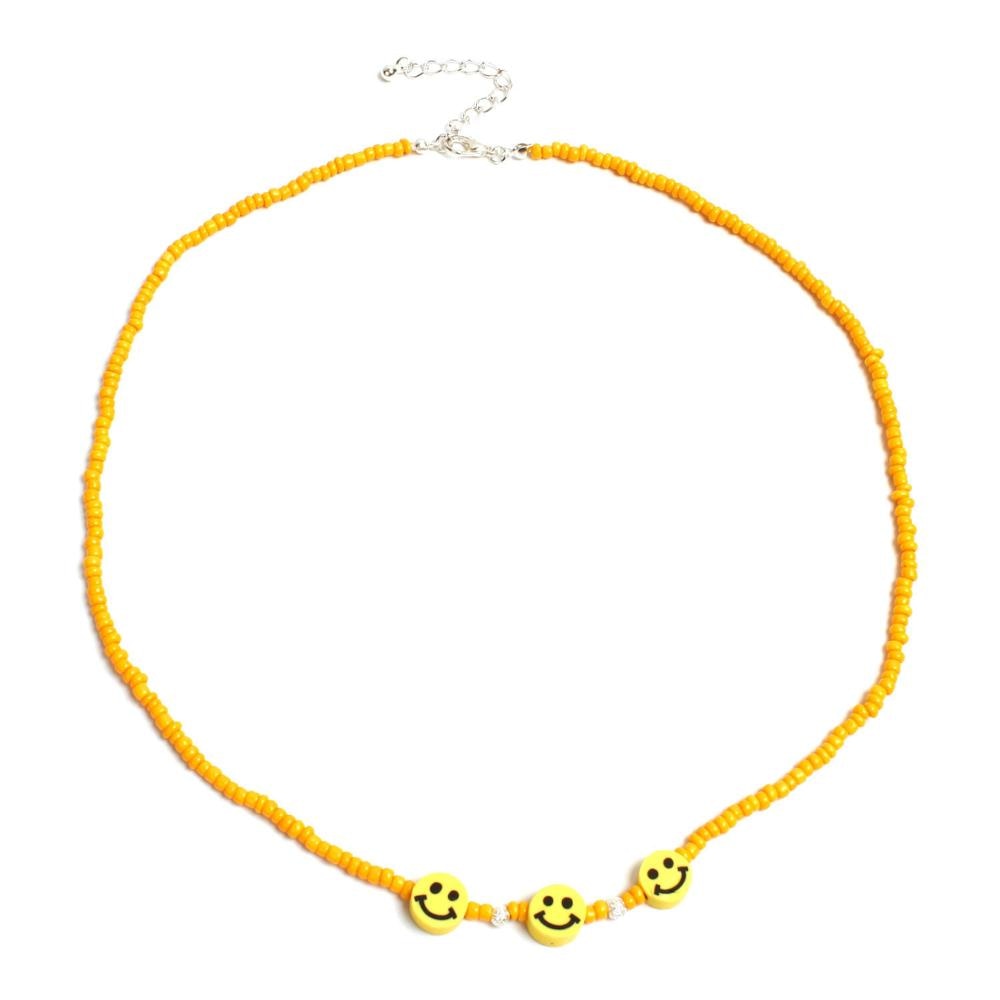 Ava Smiley Necklace
