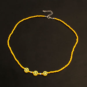Ava Smiley Necklace