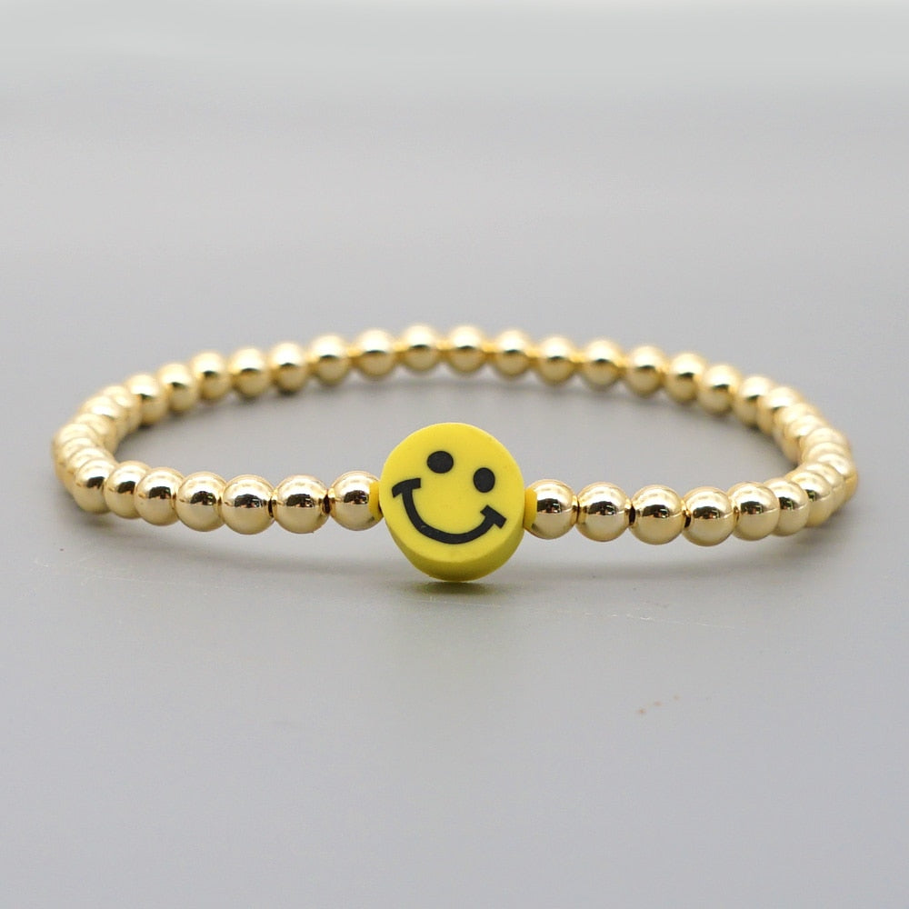 Sofia Smiley Bracelet - Yellow