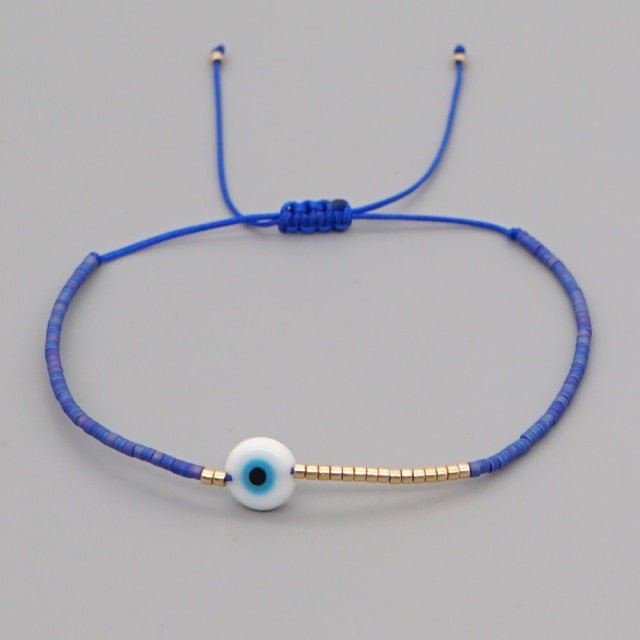 Alessandra Evil Eye Bracelet - Blue