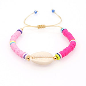 Meredith Shell Bracelet - Pink