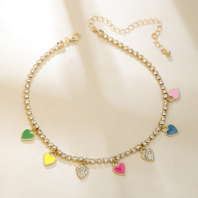Angelica Hearts Necklace