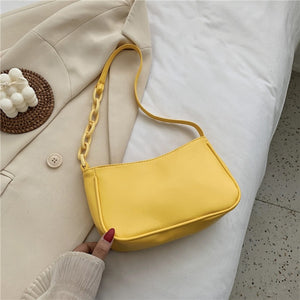 Kristina Chain Handbag - Yellow