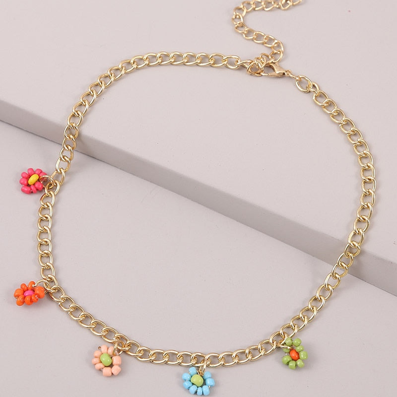 Anna Flower Necklace