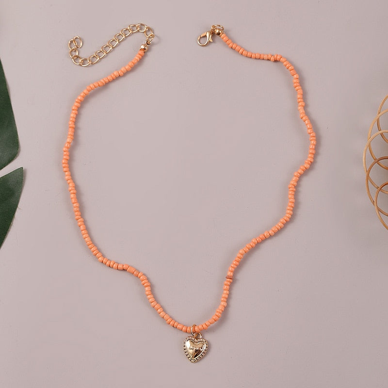 Sierra Love Necklace - Orange