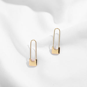 Gwyneth Paperclip Earrings