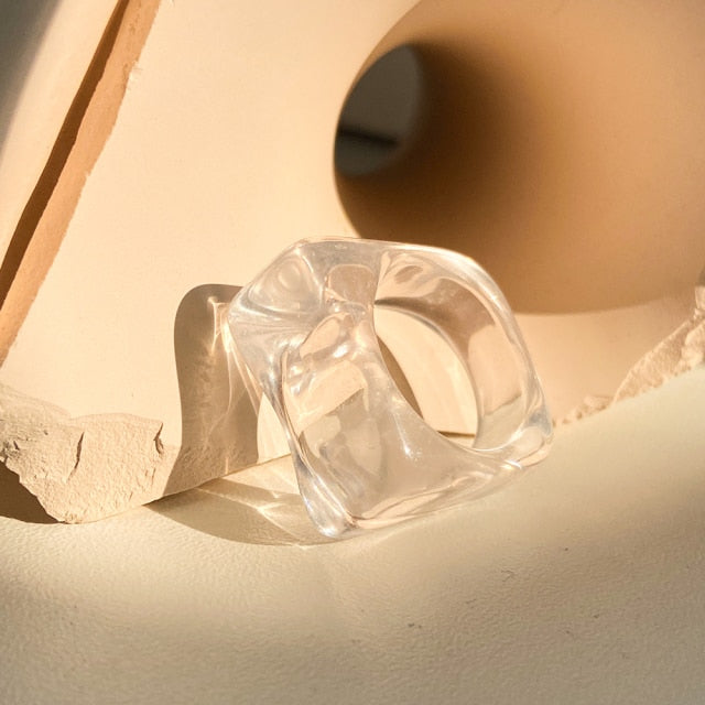 Adeline Stone Ring - Translucent